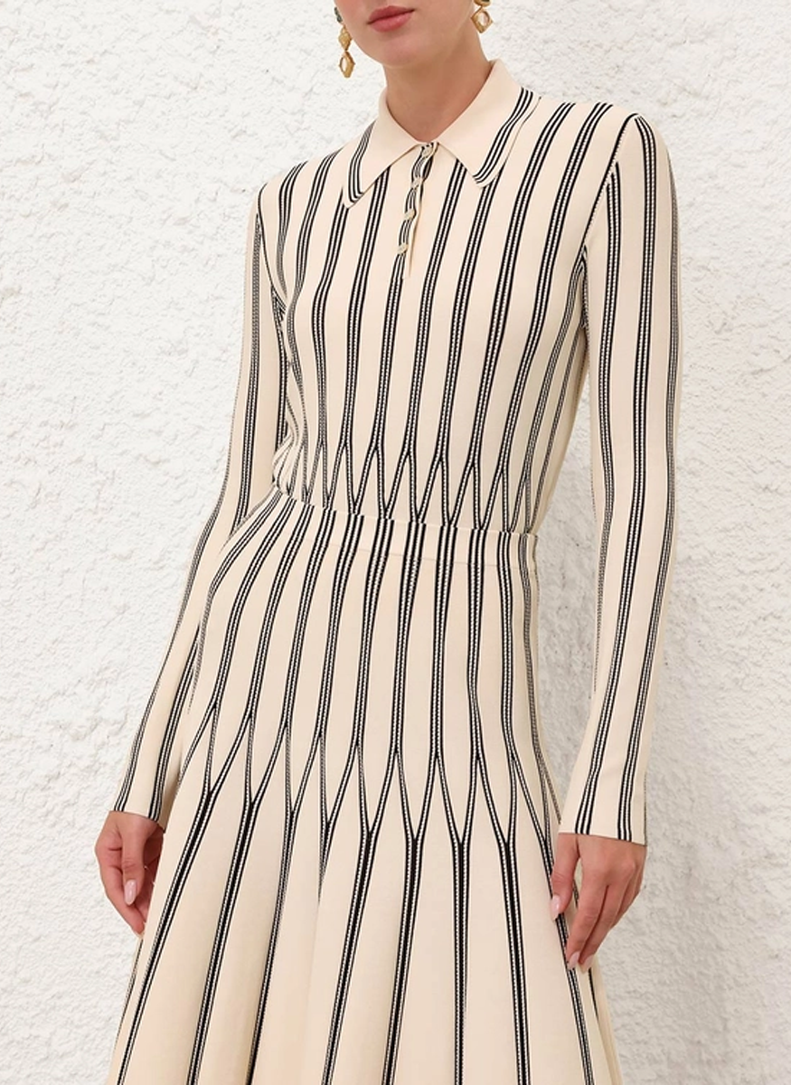 Rebellion Striped Polo - Zimmermann