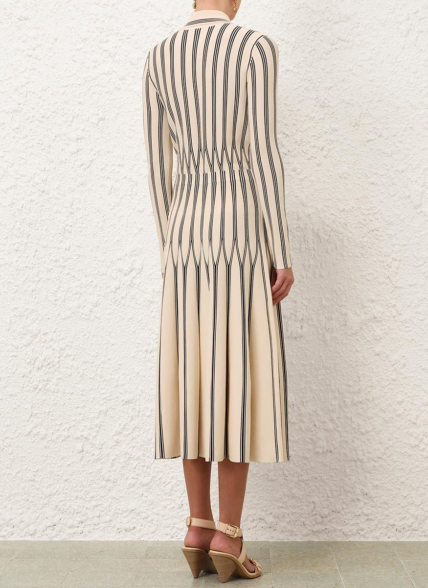 Rebellion Striped Midi Skirt - Zimmermann
