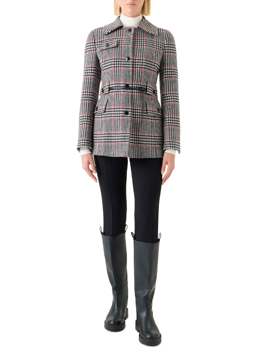 Wool Blend Tweed Jacket