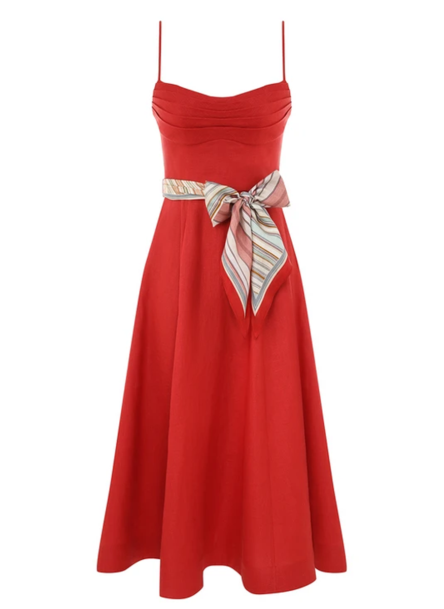 Rebellion Tuck Midi Dress