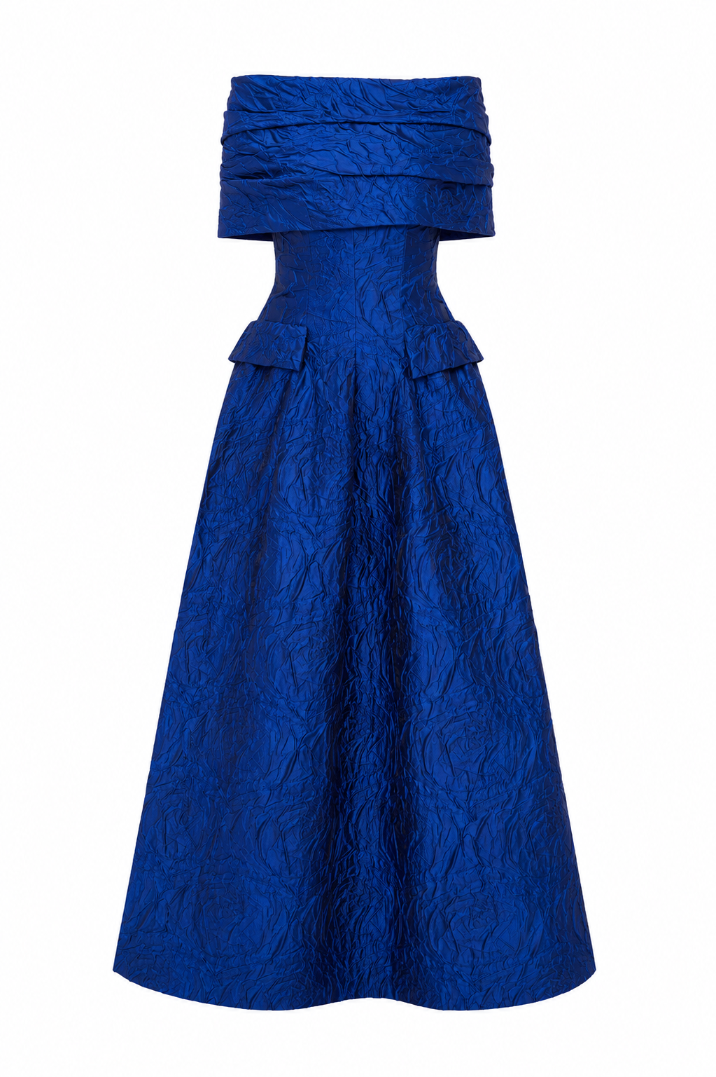 Ball Gown and Stole in Poiret Rose Jacquard