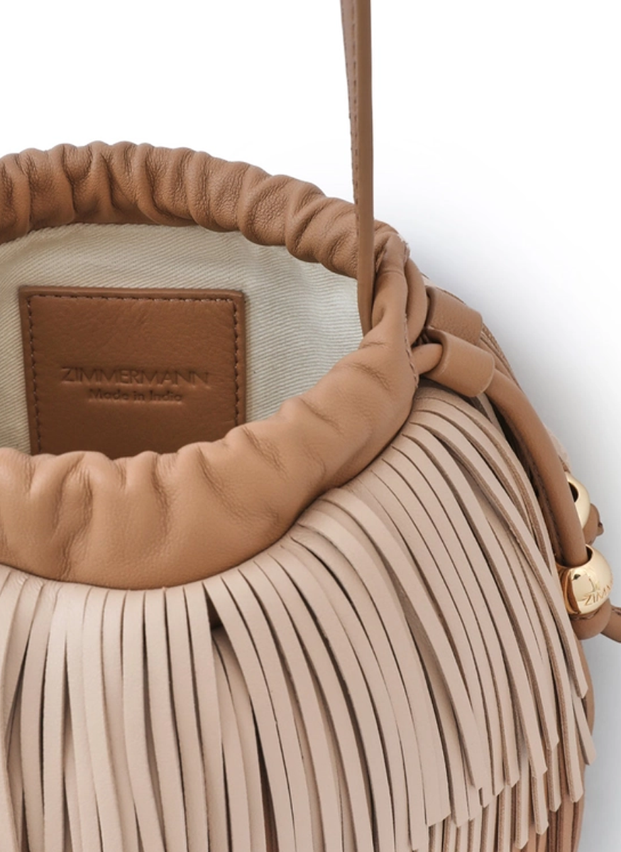 Fringe Crossbody in Taupe - Zimmermann