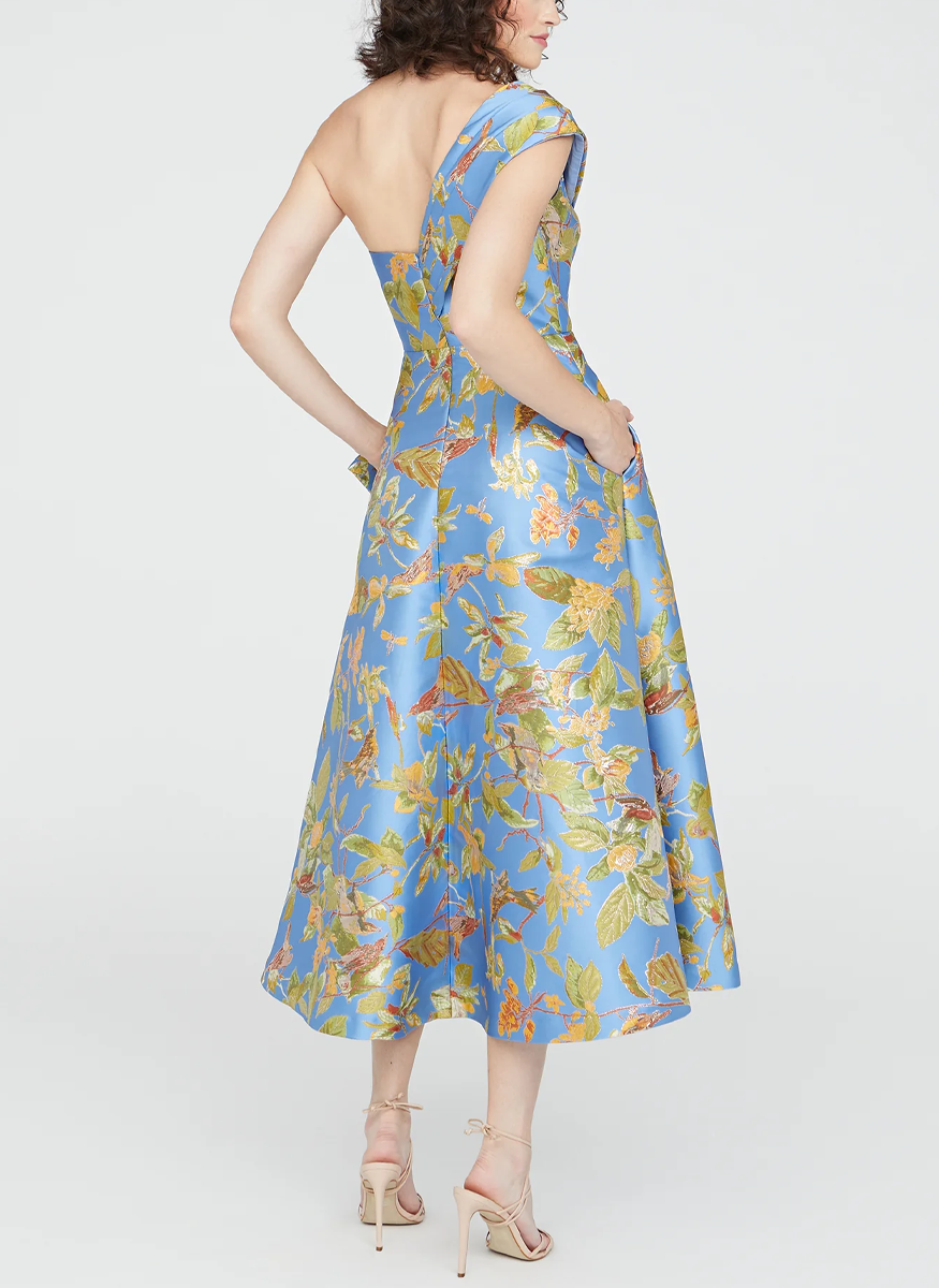 Dalia Tea Length Dress - THEIA