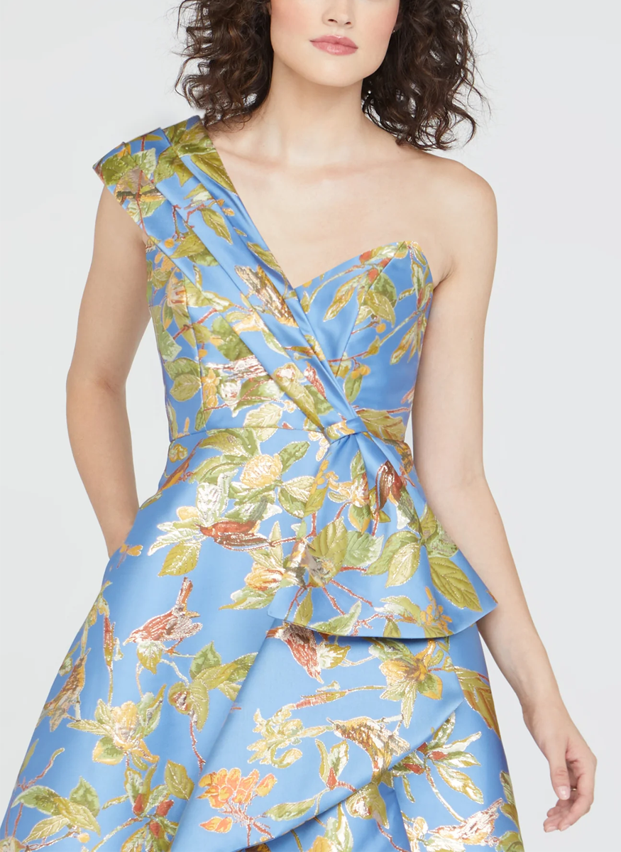 Dalia Tea Length Dress - THEIA