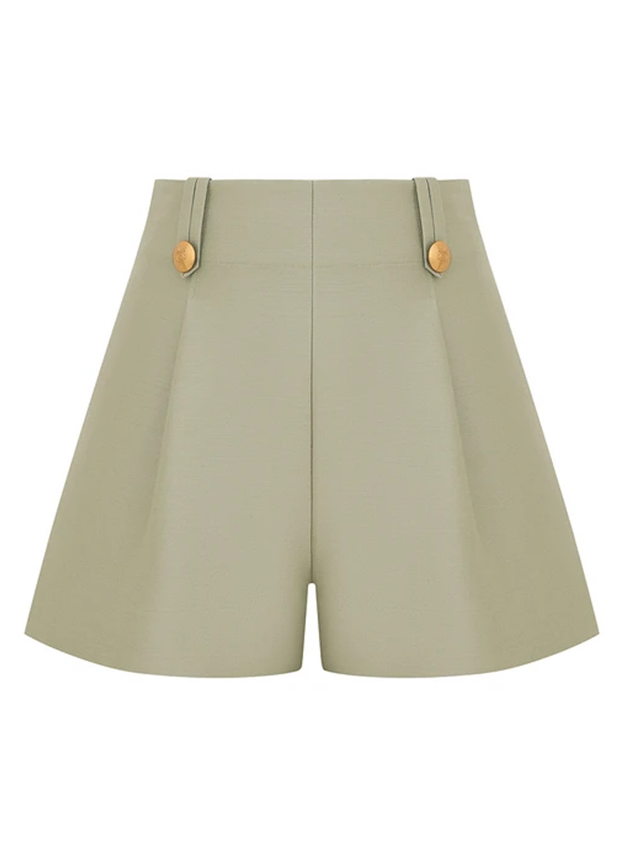 Luna Wool Silk Tailored Short