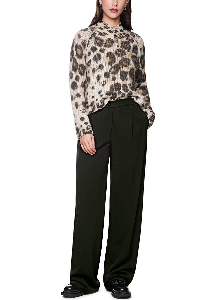 Double Face High Rise Full Leg Pant