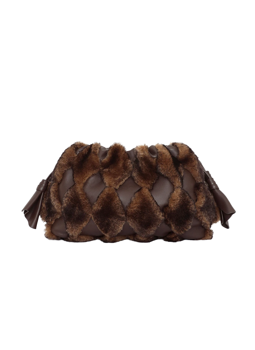 Cloud 91 Medium Clutch in Chocolate