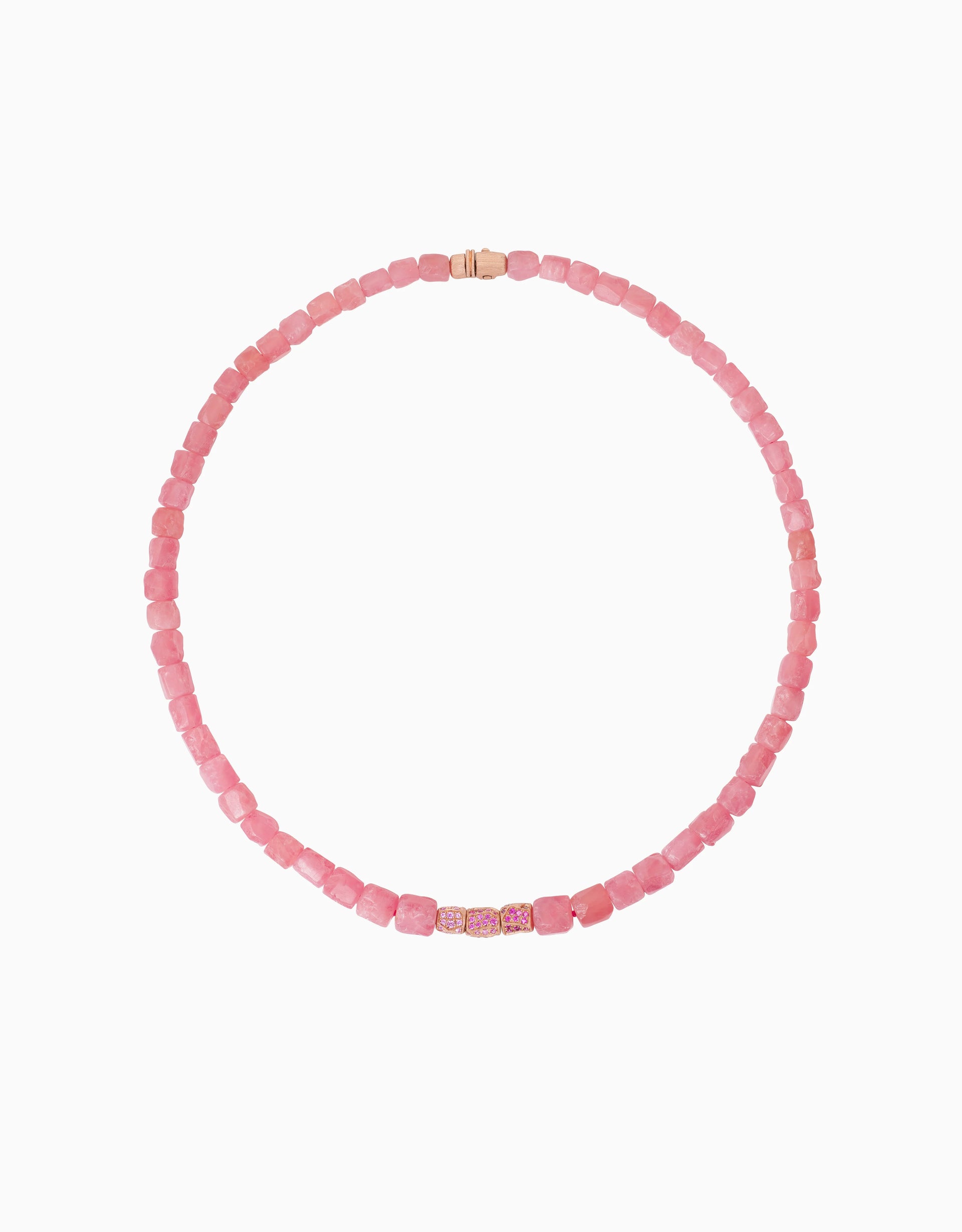 Rhodocrosite Nugget Necklace