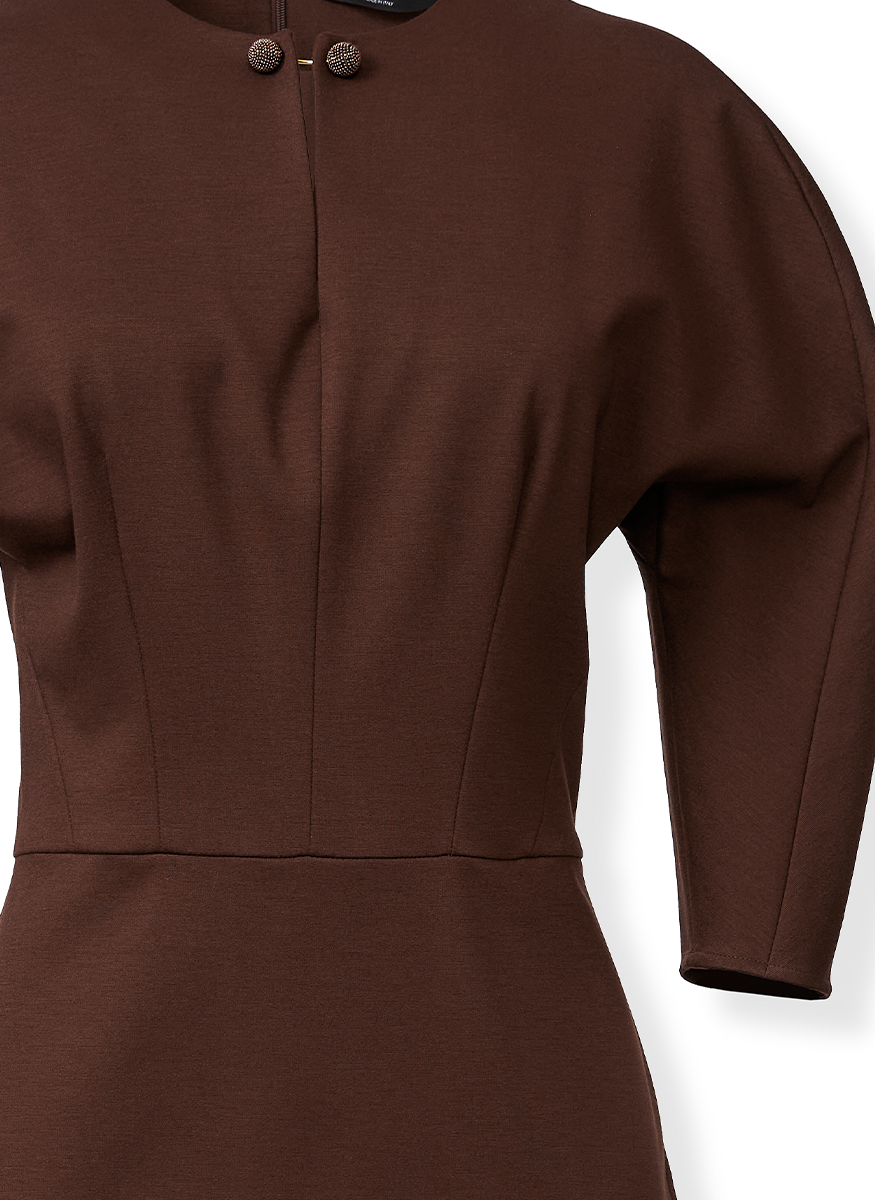 Milano Stitch Jersey Fitted Dress - Fabiana Filippi