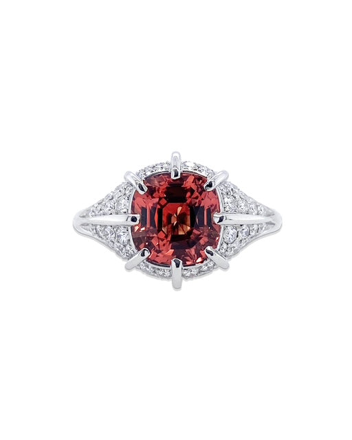 Padparadscha Sapphire Ring