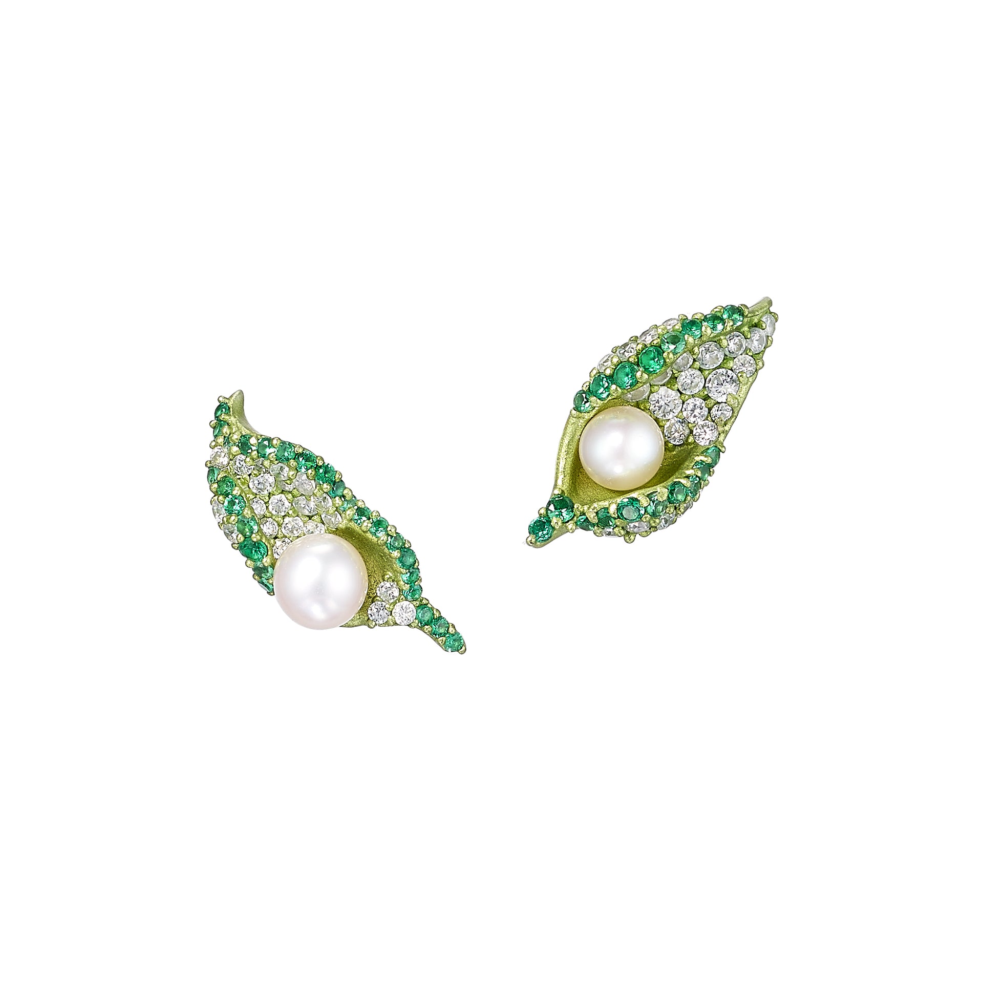 Citrus Dewdrop Petal Studs