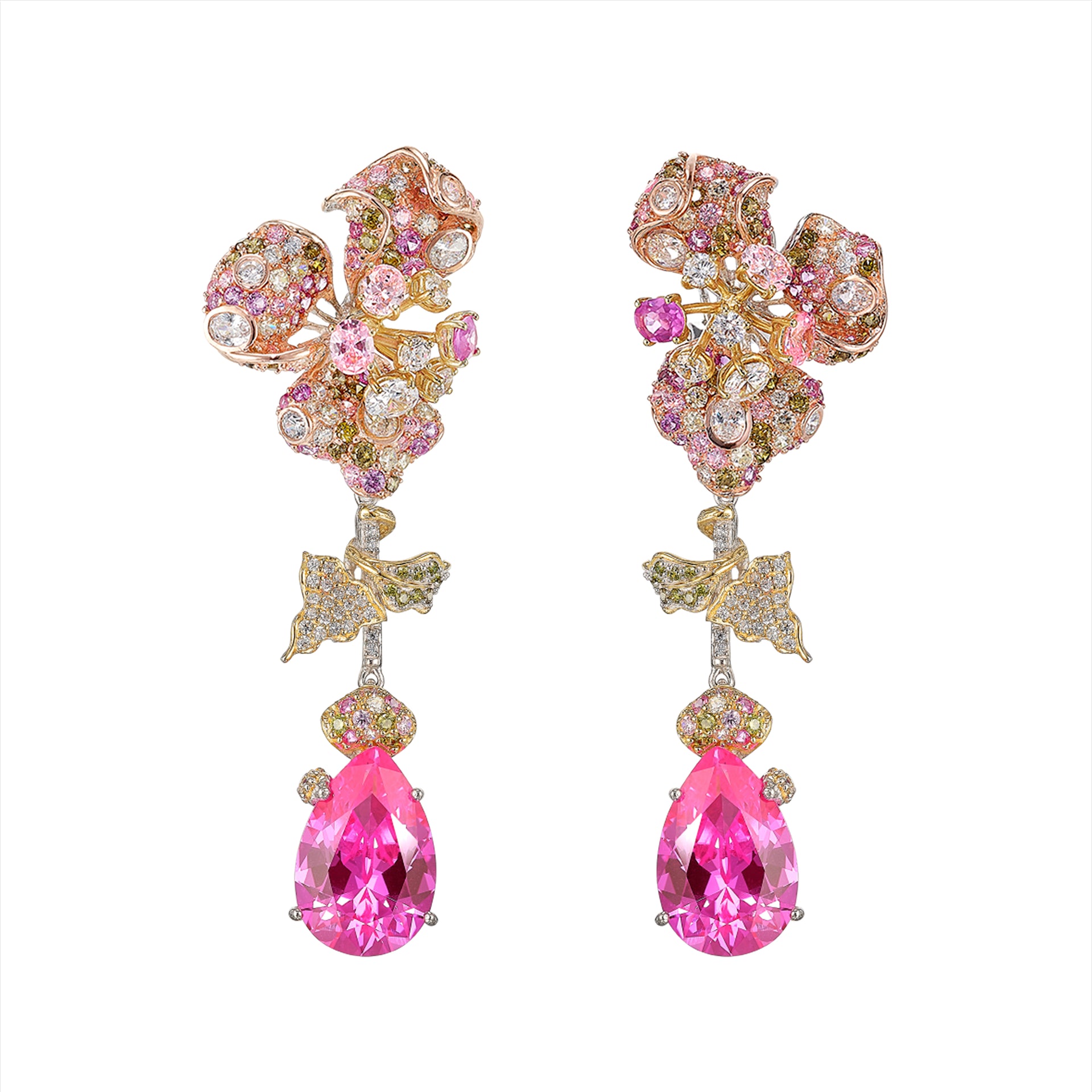 Blush Orchid Earrings