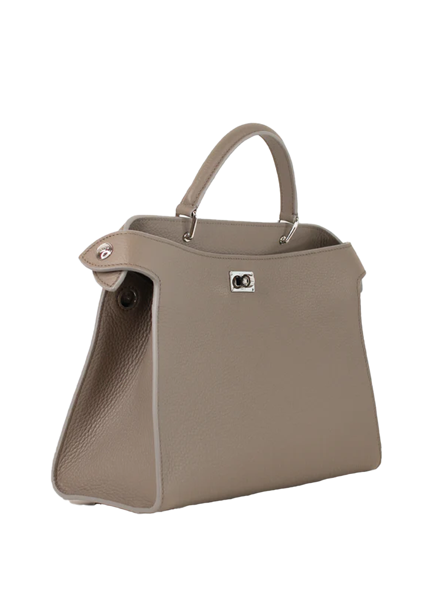 Lutece Top Handle Bag in Elephant