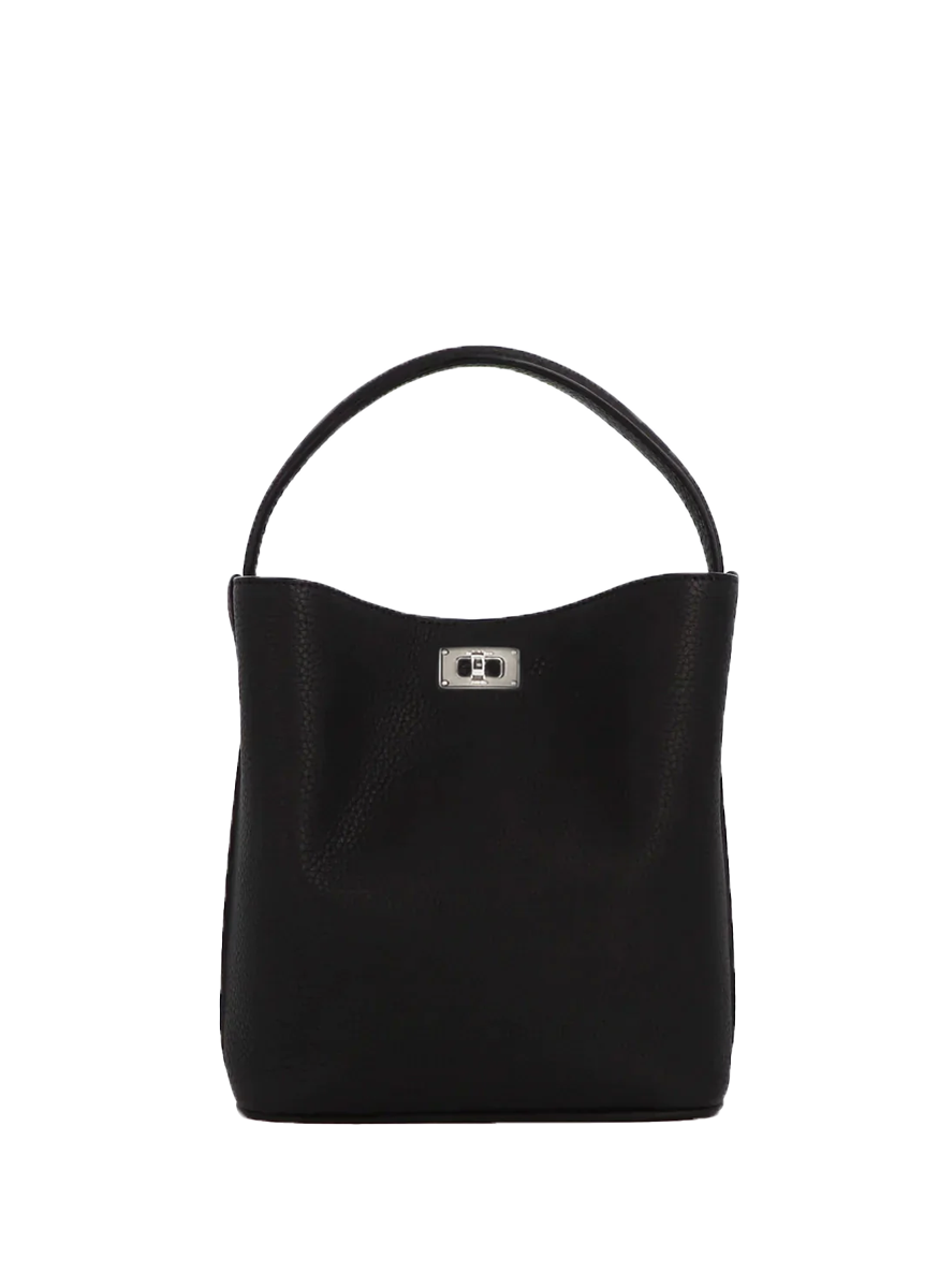 Odeon Mini Bucket Bag in Black