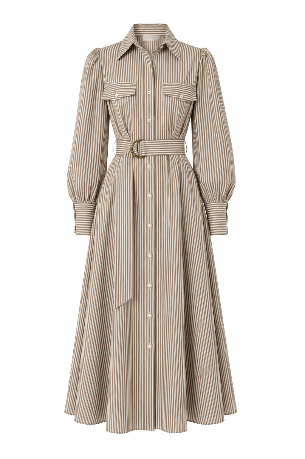 Darcy Dress in Chocolate Stripe