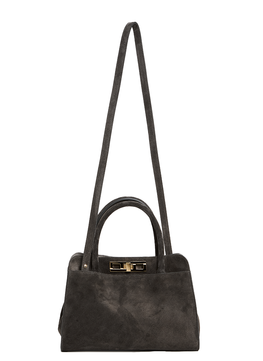 Suede Medium Handbag
