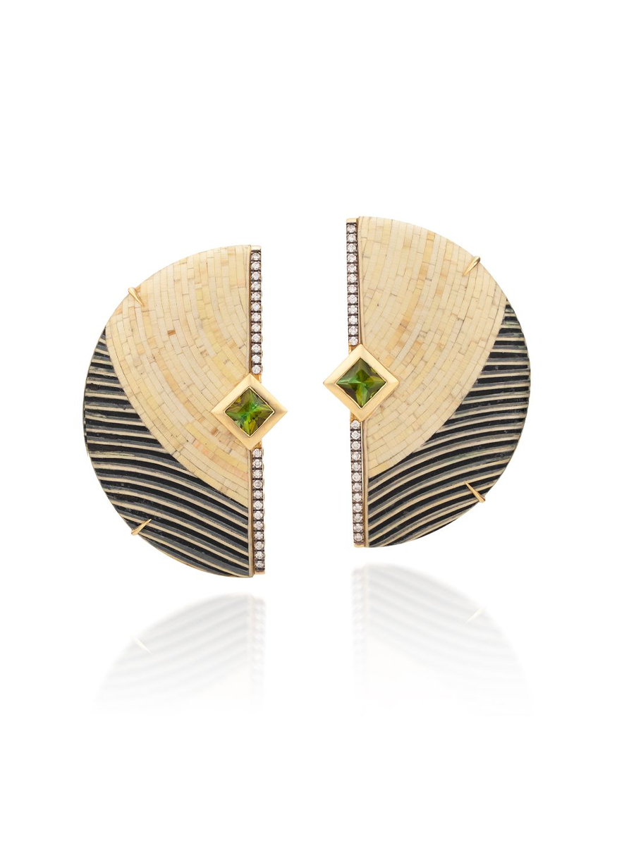 Wheat Straw Deco Earrings