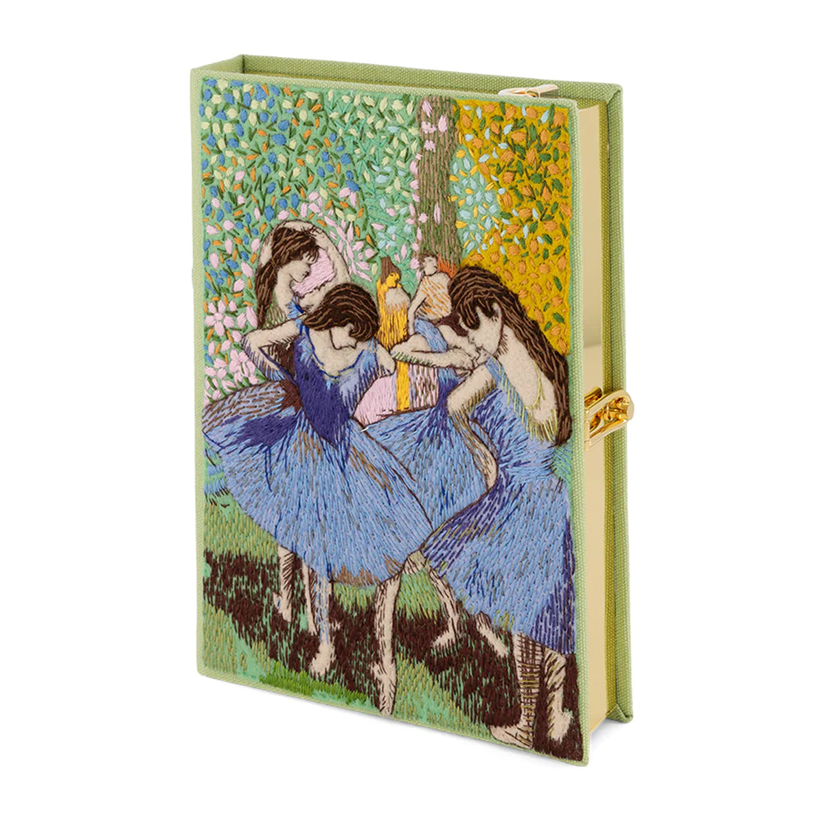 Degas "Blue Ballerinas" Book Clutch with Strap - Olympia Le-Tan