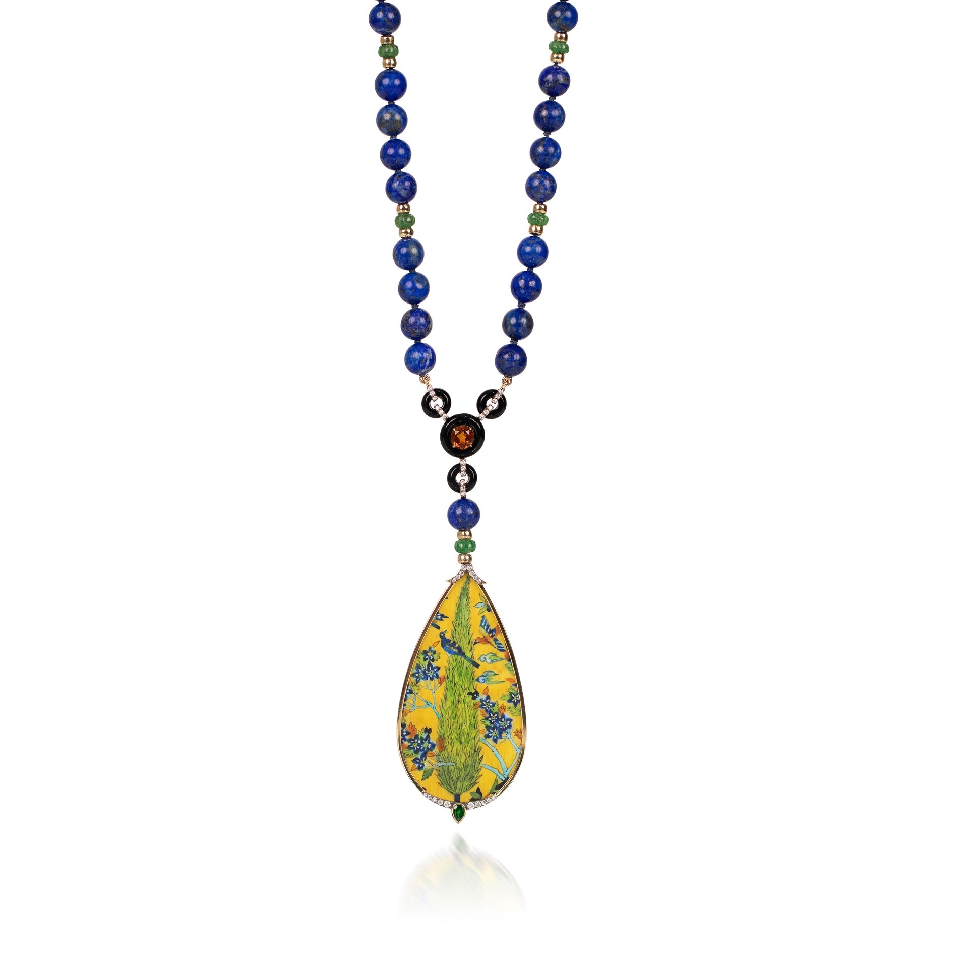 Miniature Painting Necklace
