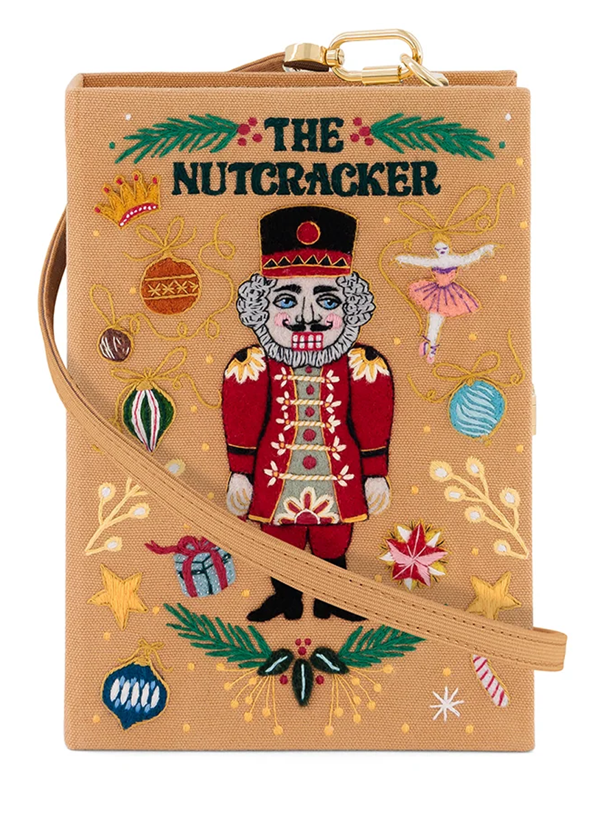 'The Nutcracker', Book Clutch with Strap