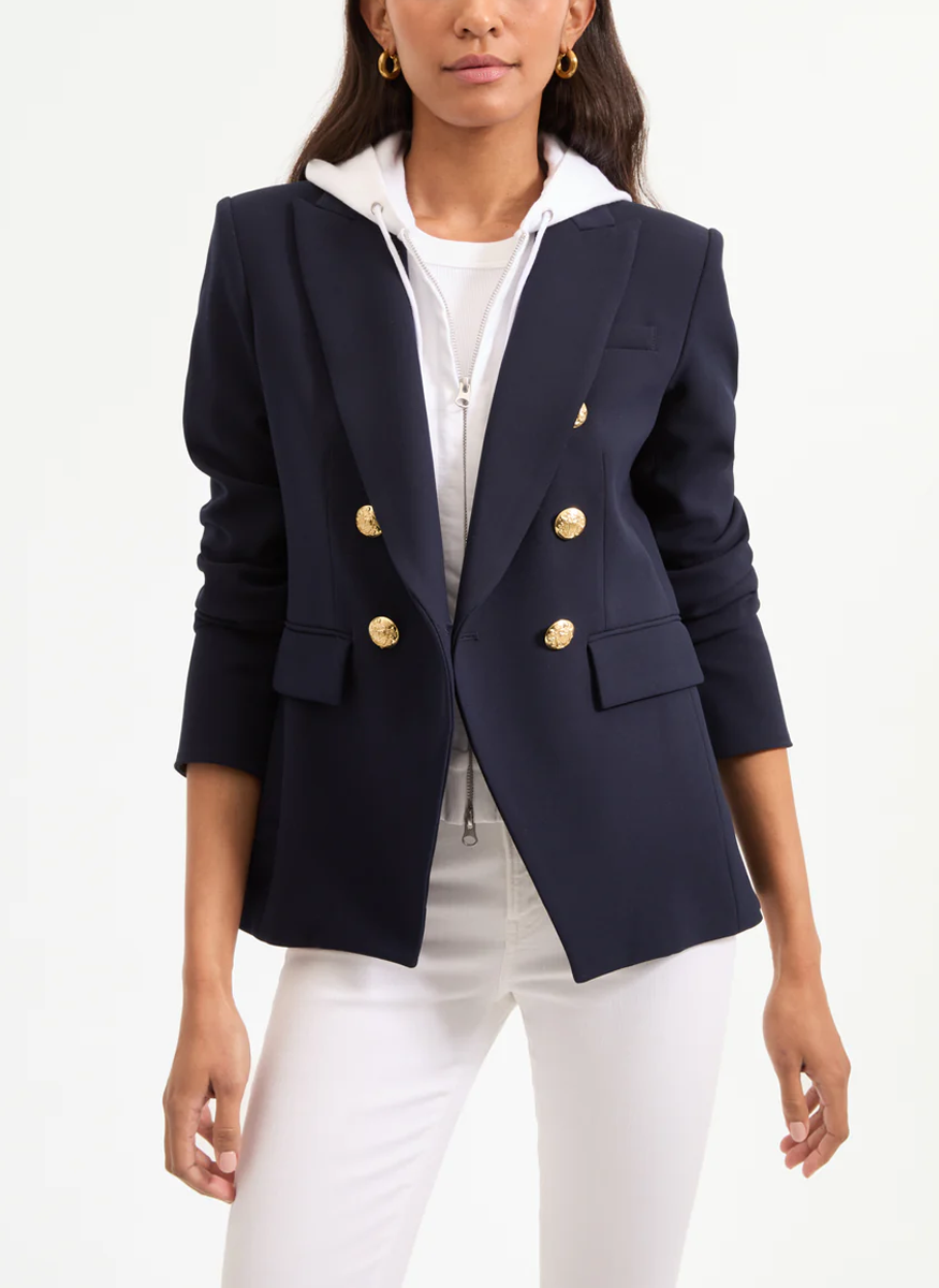 Miller Dickey Jacket in Navy - Veronica Beard