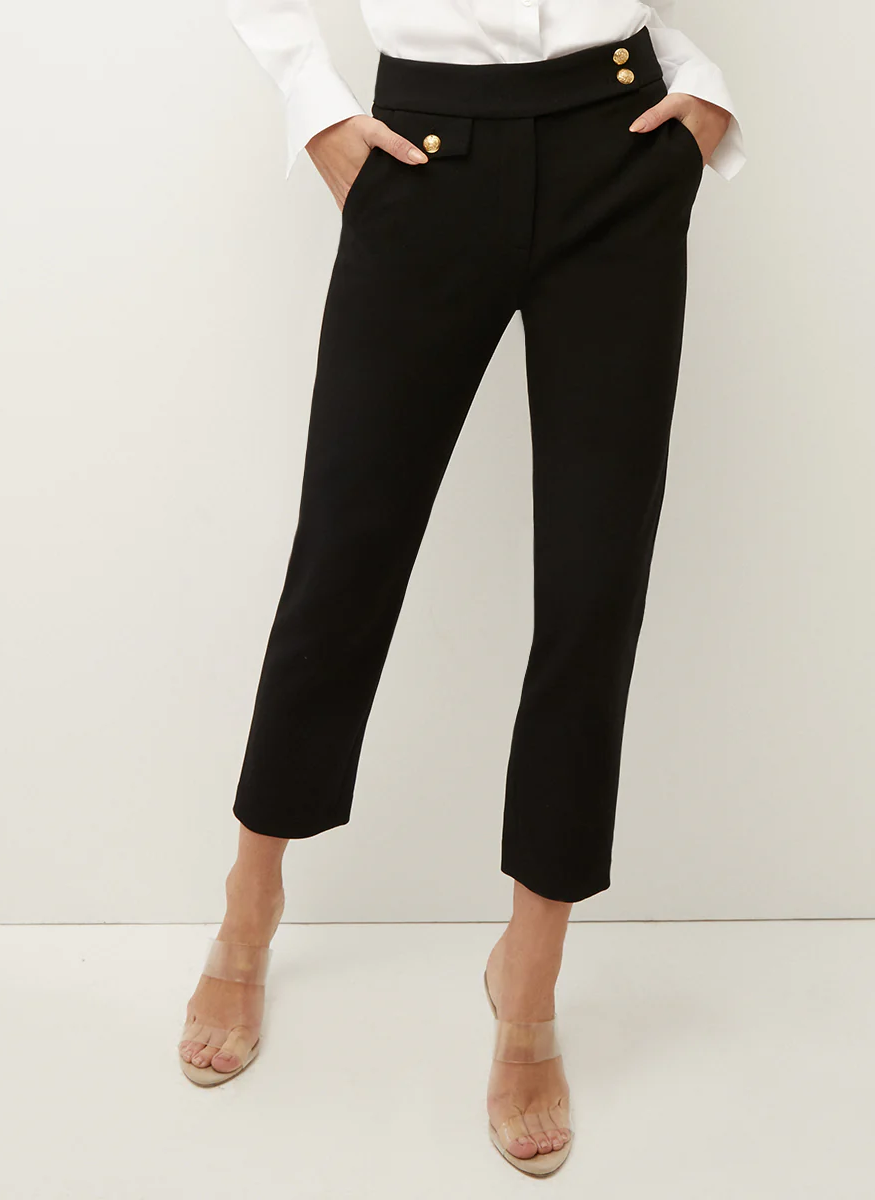 Renzo Pant with Gold Buttons