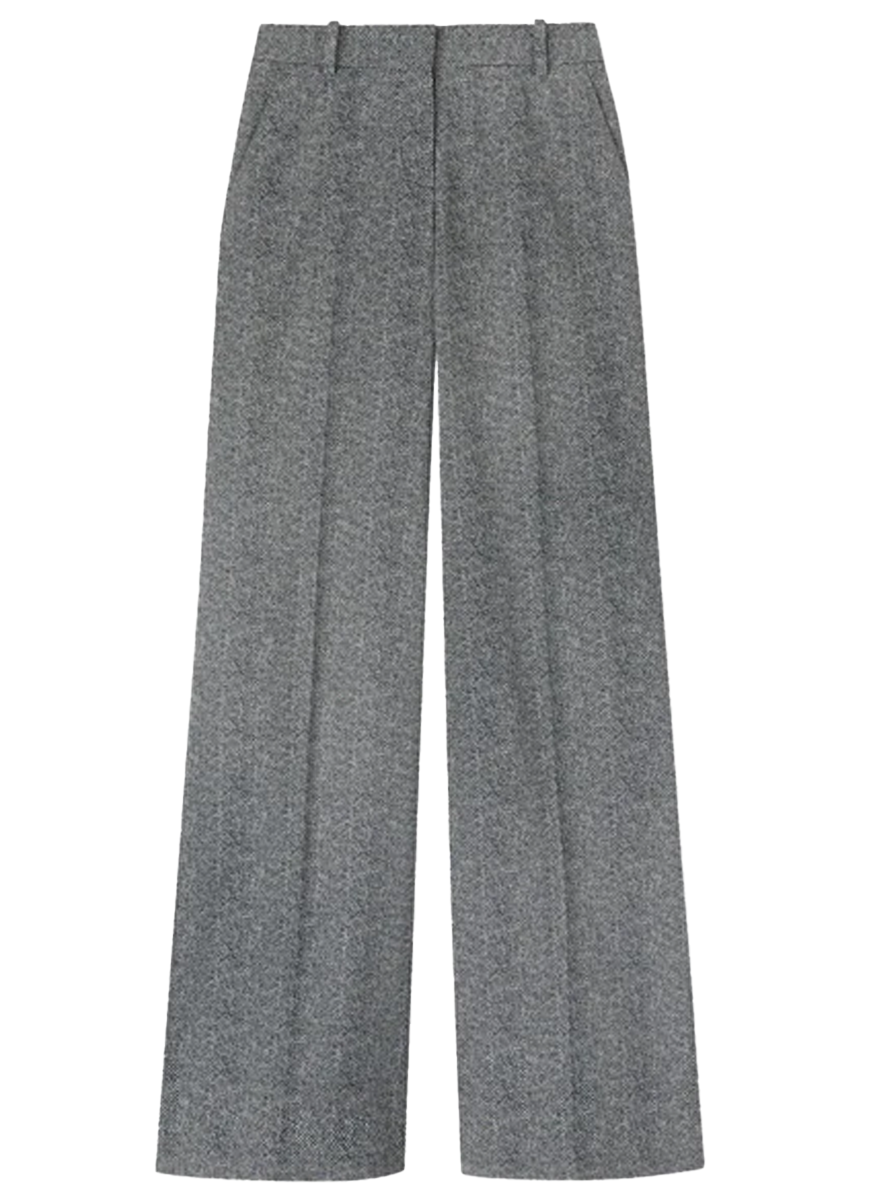 Herringbone Full Leg Trouser