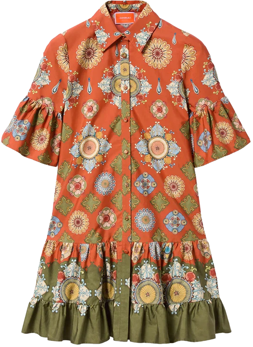 Choux Dress in Nucleus Placée Rust
