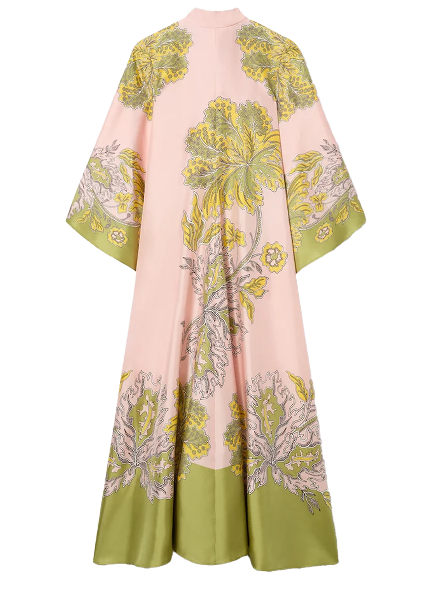 Magnifico Dress in Swathe Placée Pink in Silk Twill