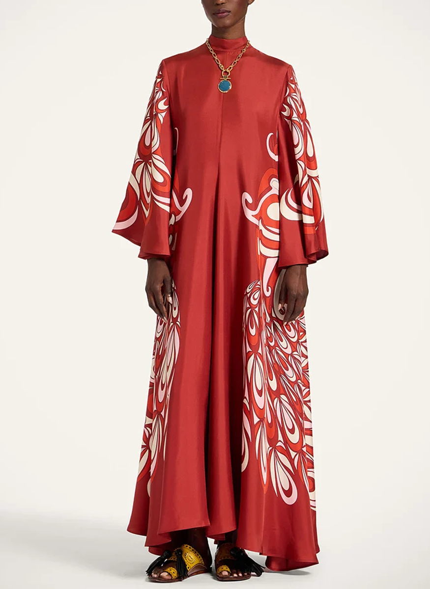 Magnifico Dress in Silk Twill - La DoubleJ
