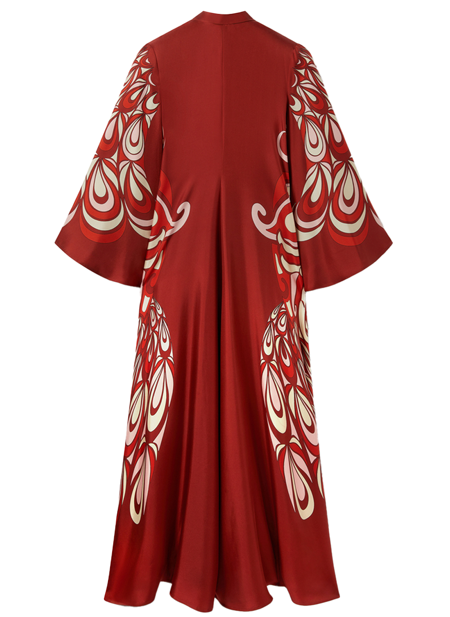 Magnifico Dress in Silk Twill