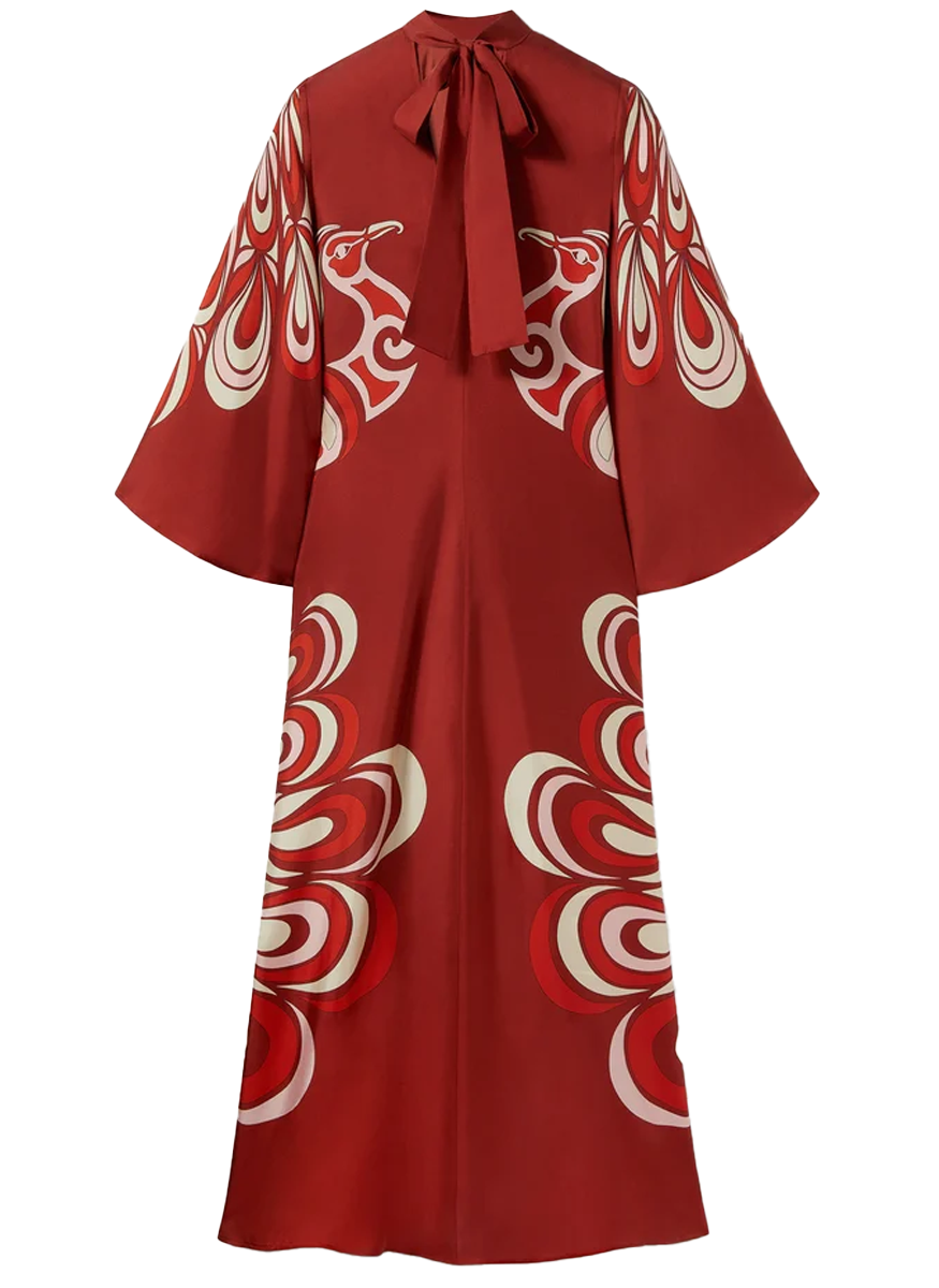 Magnifico Dress in Silk Twill