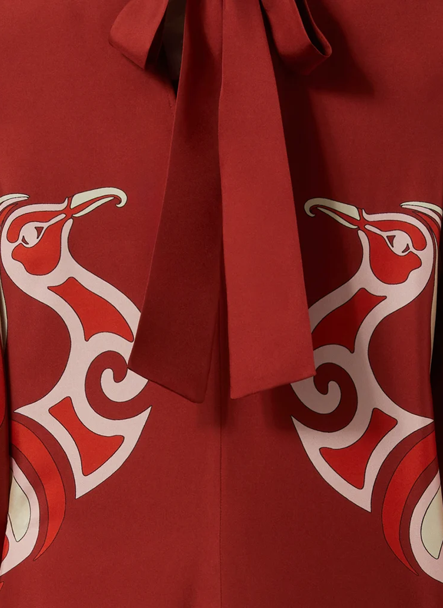 Magnifico Dress in Silk Twill - La DoubleJ