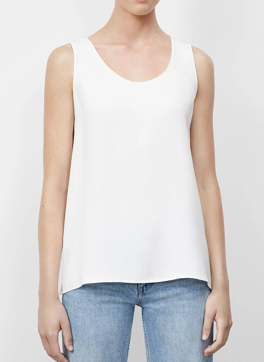 Finnley Silk Georgette Top in Cloud