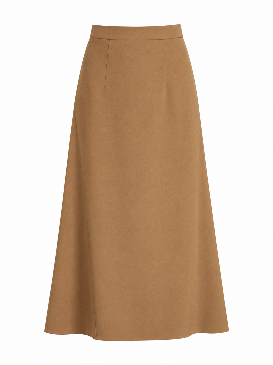 Vicky Skirt in Dark Camel Tailoring