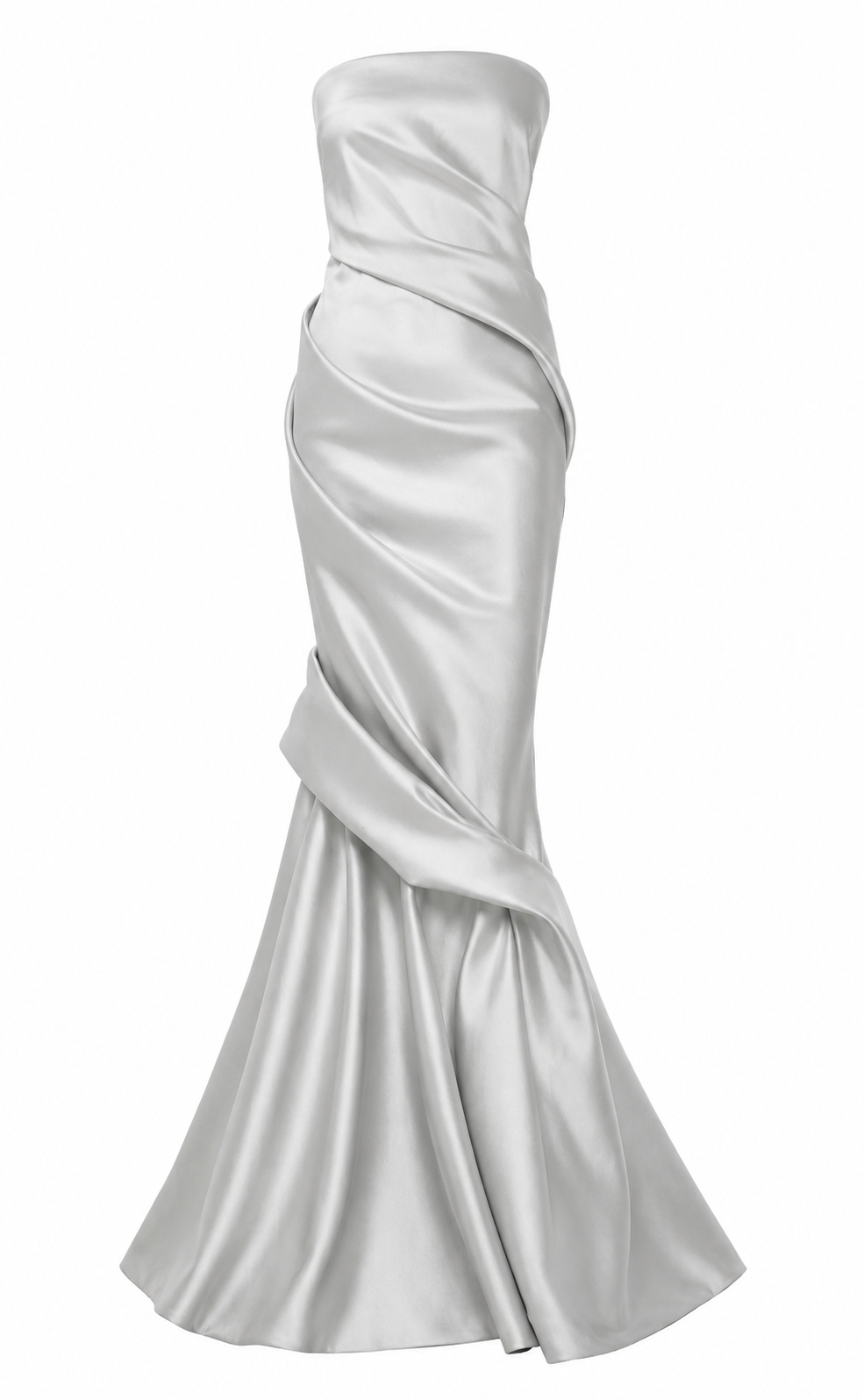 Diane Strapless Draped Gown