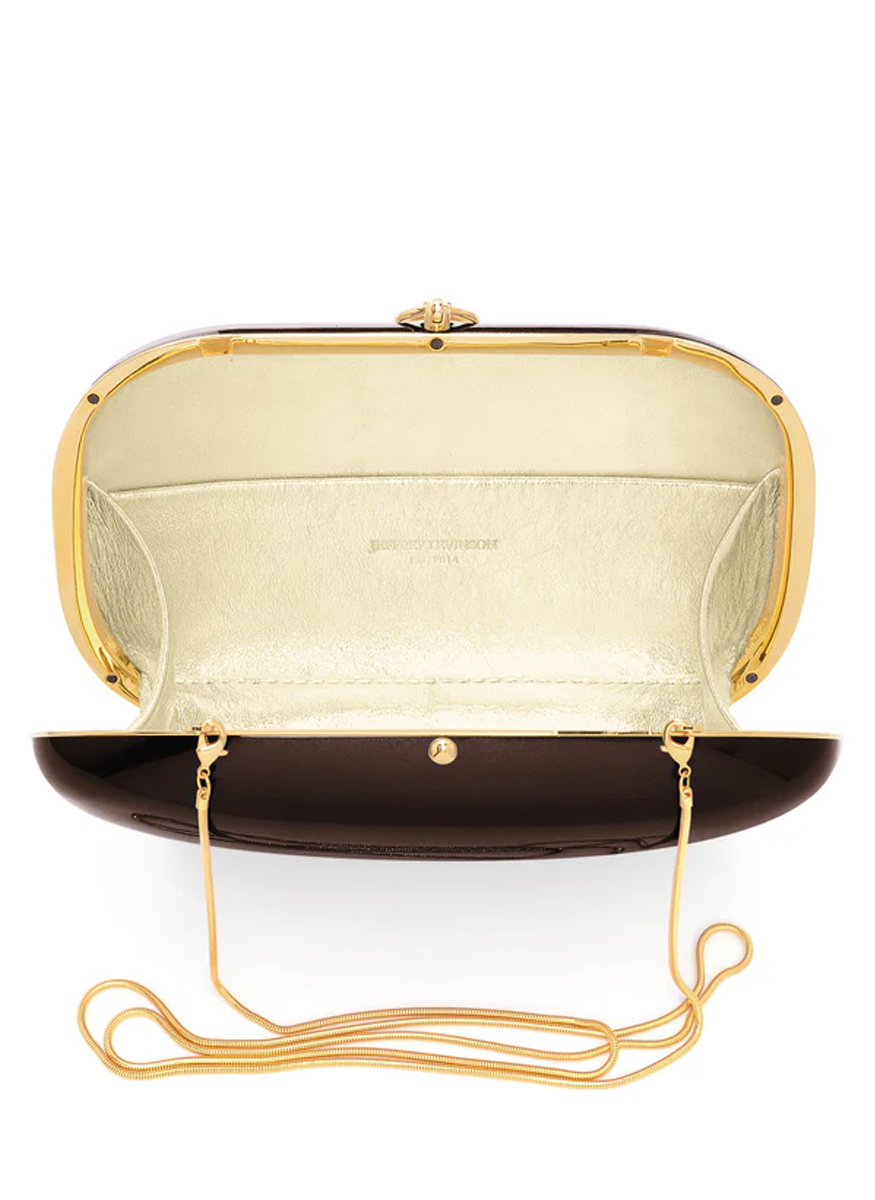 Elina Plus Clutch in Espresso Brown