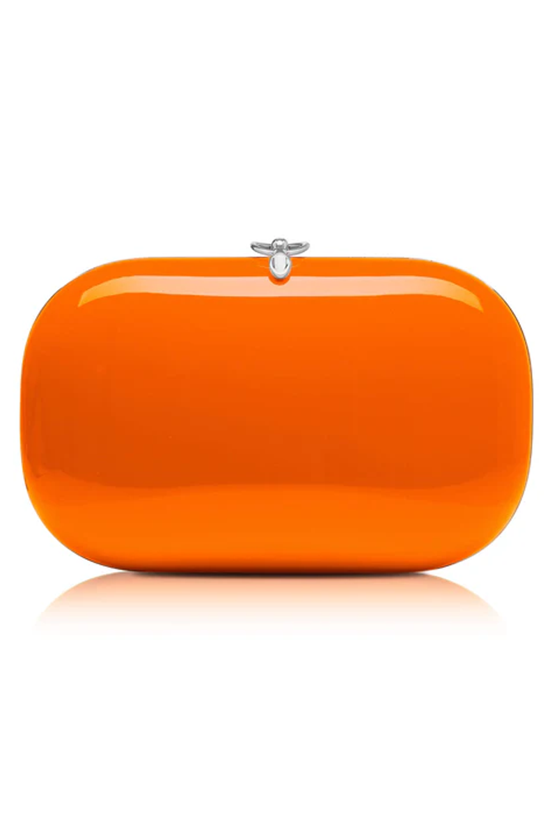 Elina Plus Clutch in Tangerine