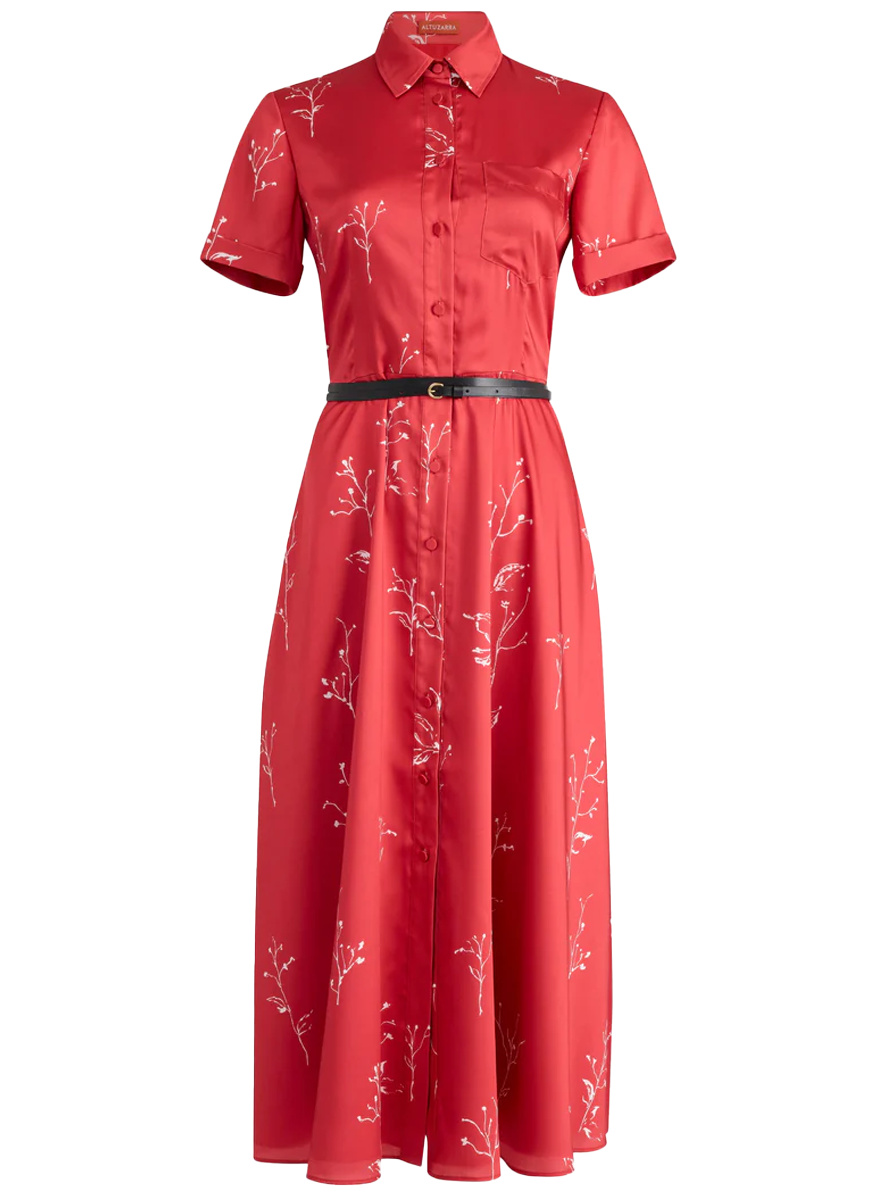 Kiera Dress in Botanical Twill
