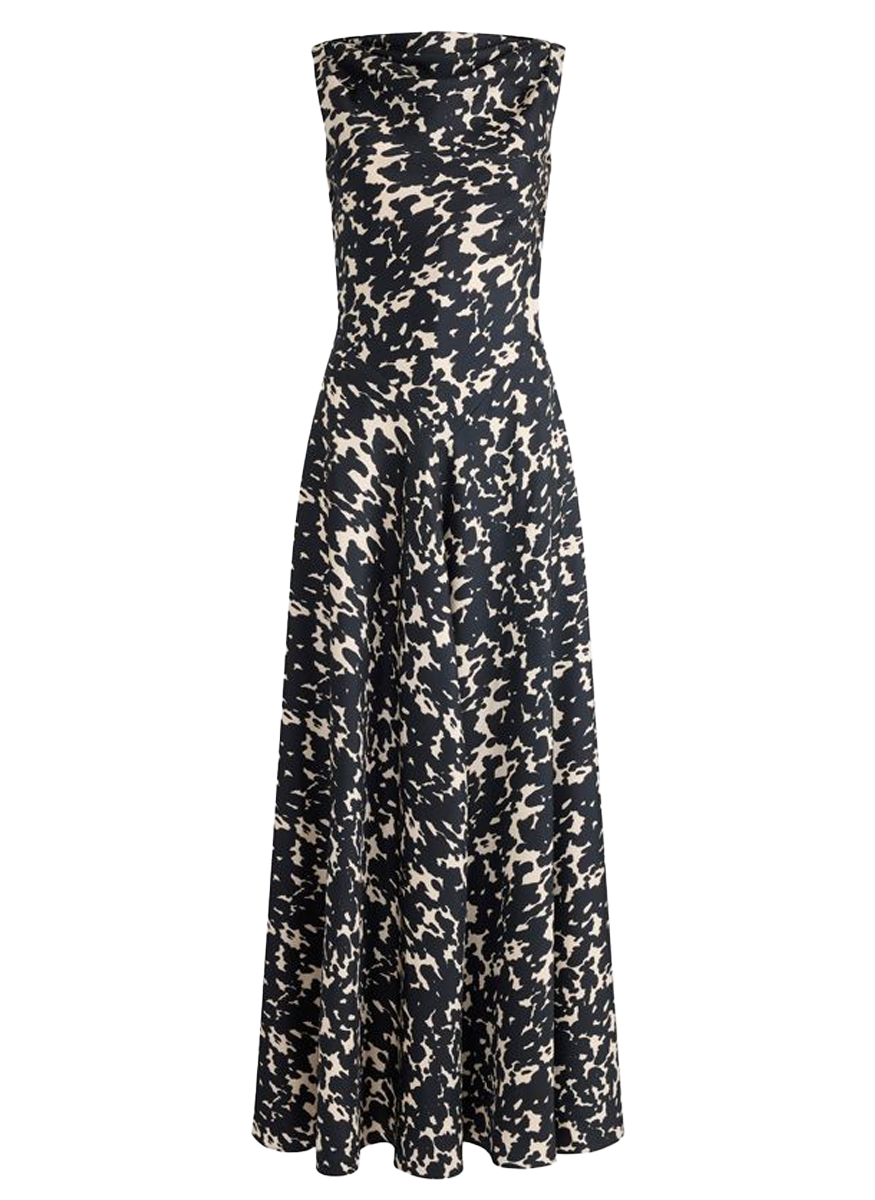 Drina Dress in Silk Twill