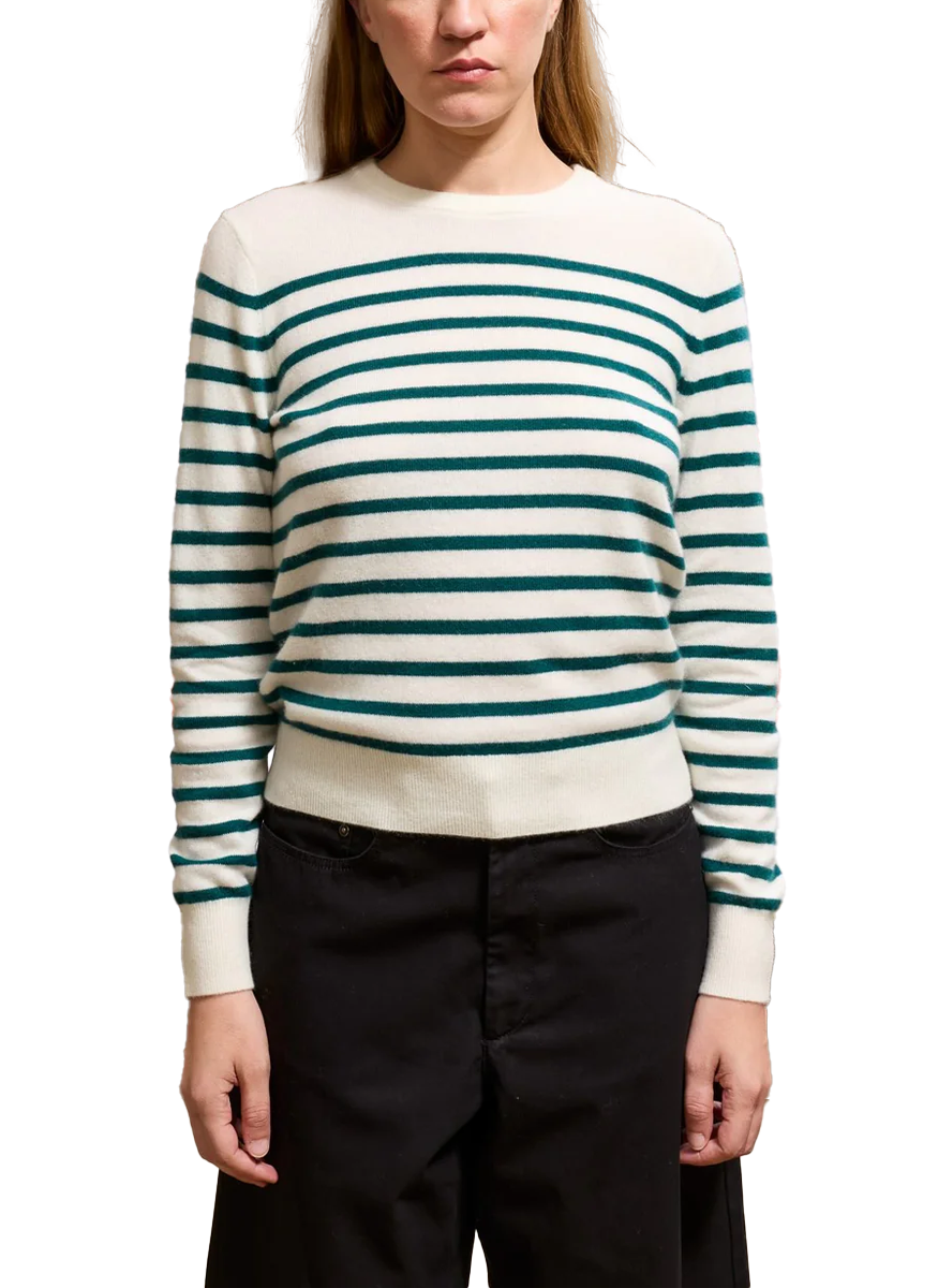 Stripe Crewneck
