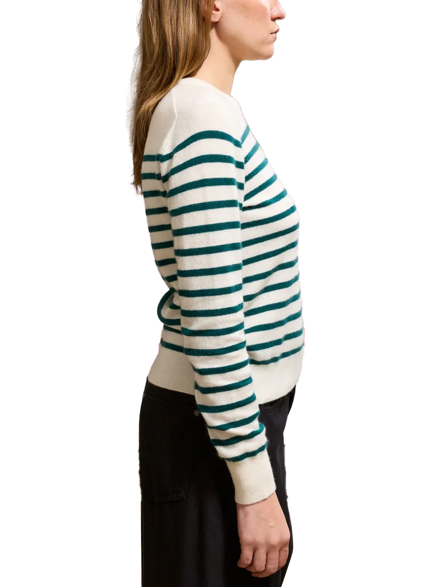 Stripe Crewneck