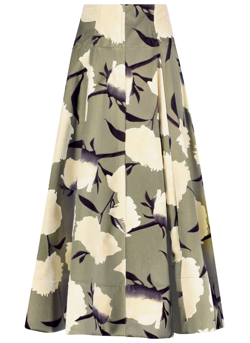 Parker Velvet Foral Skirt