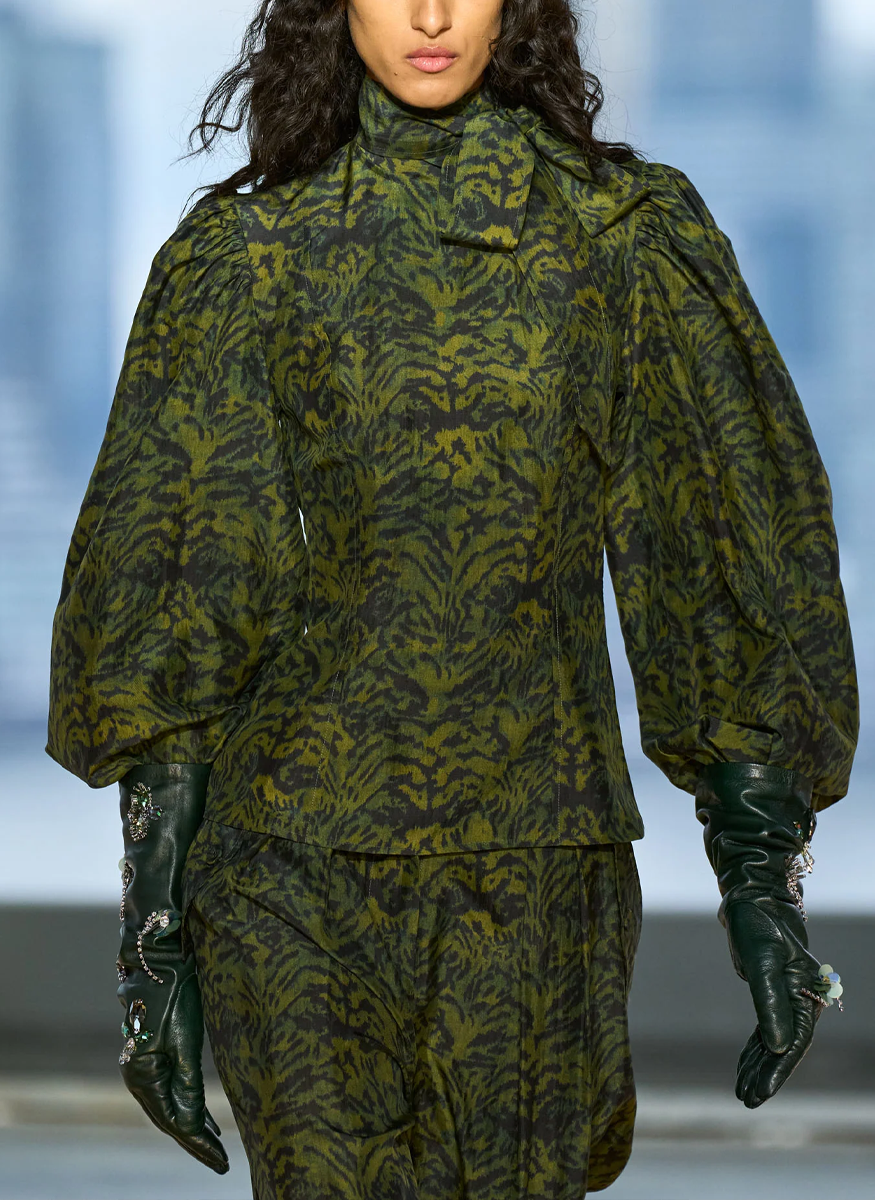Giorgia Silk Neck Tie Blouse