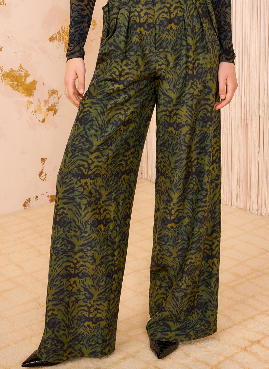 Charlie Silk High Waist Wide Leg Pant - Ulla Johnson