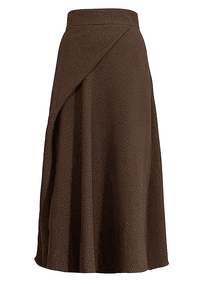 Fatale Midi Skirt in Flou Bubble Jacquard