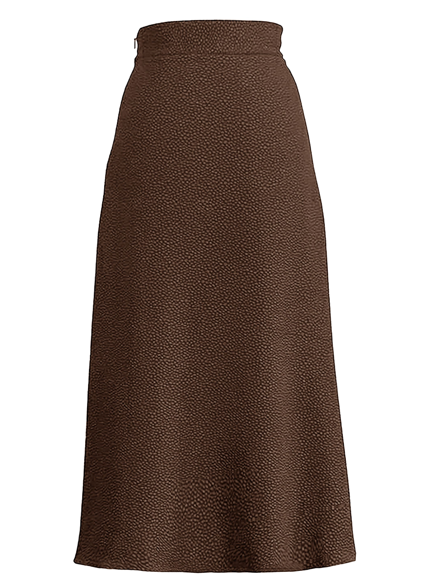 Fatale Midi Skirt in Flou Bubble Jacquard