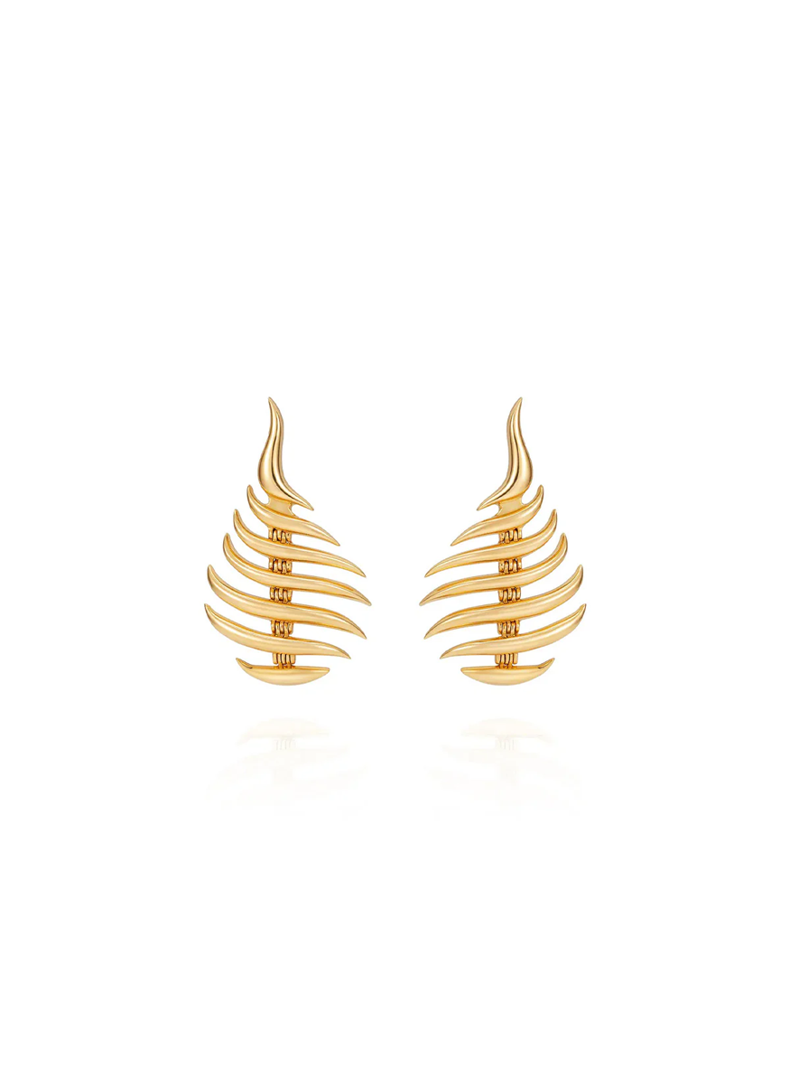 Flame Earrings, Mini