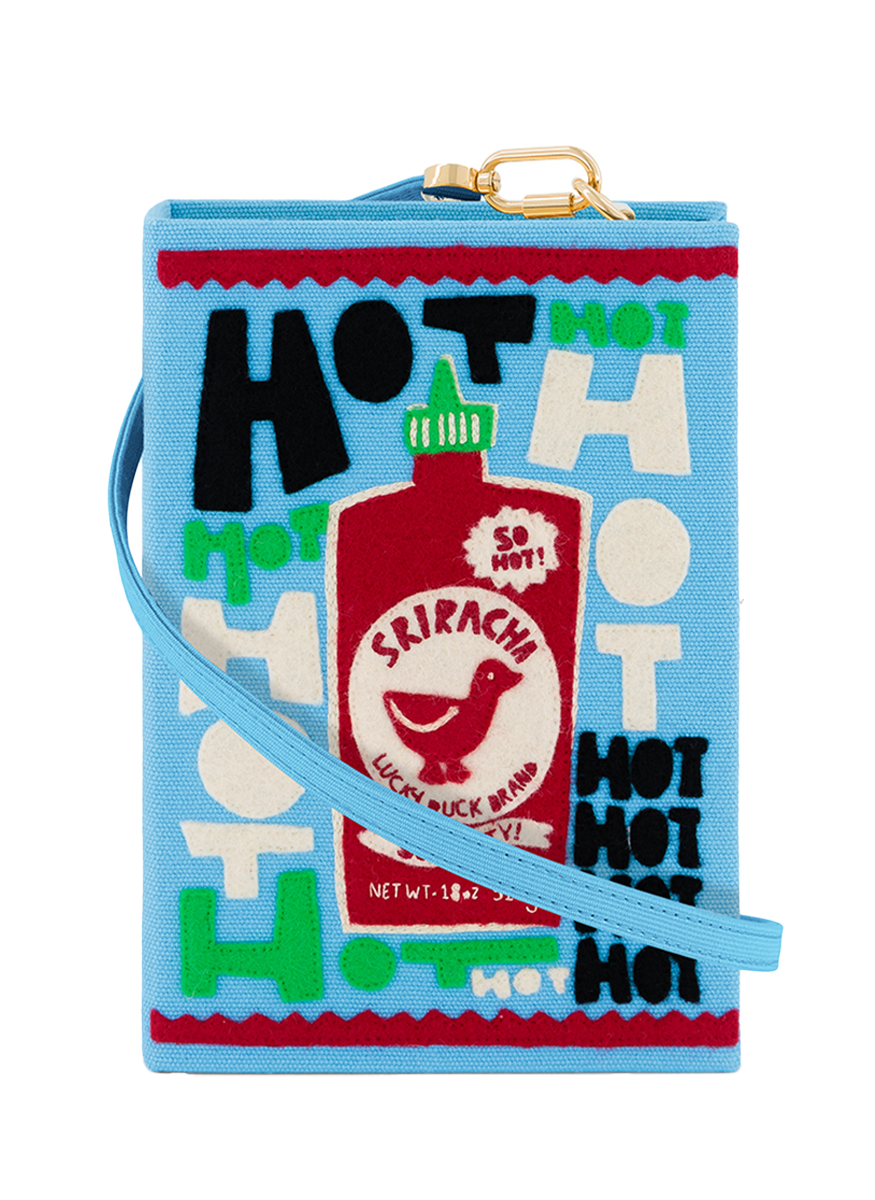 Sriracha Book Clutch with Strap