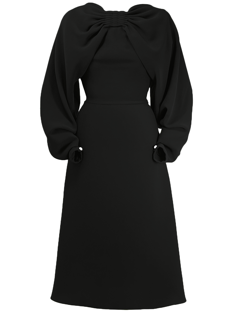 Georgia Dress in Georgette Champion